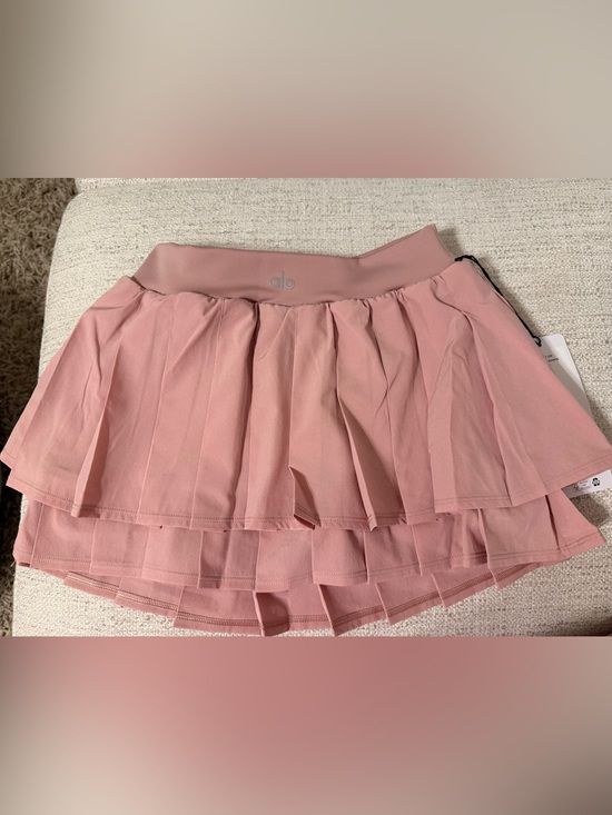 ALO Yoga Dresses & Skirts - Alo Yoga Double or Nothing Vintage Pink Layered Tennis Skirt Small NWT